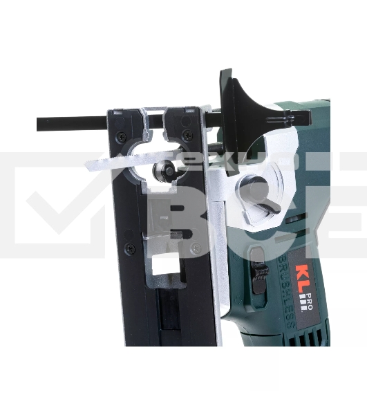 Лобзик электрический профессиональный бесщеточный KLPRO KLDT18B-80 (18В, Li-ion-2шт, 8.0А·ч, патрубок для пылесоса, полотна (дерево/металл, З/У-4А, кейс)