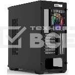 Компьютерный корпус ZALMAN Z10 PLUS, ATX, черный, WINDOW, 2x3.5