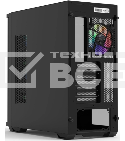 Компьютерный корпус ZALMAN Z10 PLUS, ATX, черный, WINDOW, 2x3.5