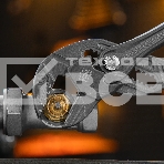 Клещи переставные Denzel кнопочный механизм, обливные рукоятки, сантехнические, 250 мм, фото11