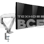 Кронштейн для мониторов Ultramounts UM735SIL серый/серебристый 17'-27' макс.7кг крепление к столешнице поворот и наклон, фото7