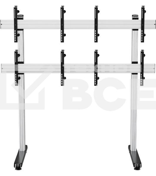 Стойка для телевизора Cactus CS-FS-TV4-PRO черный, 45-55' макс. 50 кг, напольный мобильный