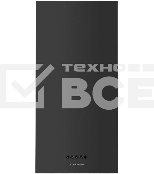 Вытяжка пристенная островная Maunfeld Box Push 40 черный, 40 см, 1000 куб. м/ч, 60 дБ