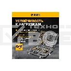 Набор инструментов Denzel 1/2', 1/4', CrV, S2, пластиковый кейс, 122 предмета, фото39