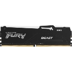 Оперативная память Kingston Fury Beast RGB, DDR5, 32GB (1x32GB), 6400 MHz, CL32, с радиатором, RGB, черный, фото3