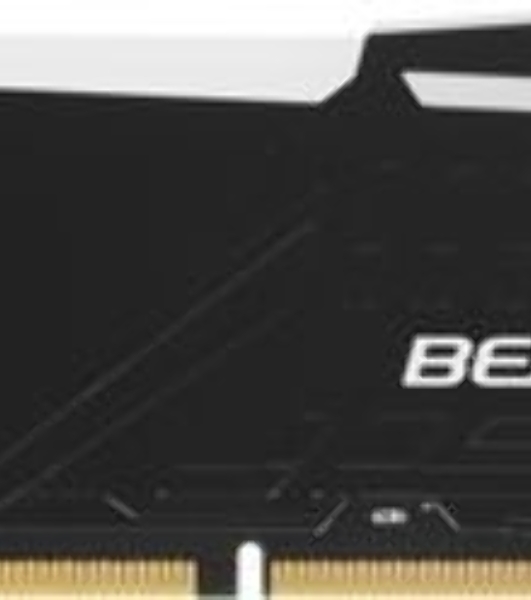 Оперативная память Kingston Fury Beast RGB, DDR5, 32GB (1x32GB), 6400 MHz, CL32, с радиатором, RGB, черный