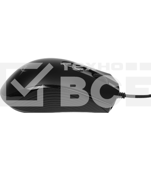 Мышь проводная HyperX Pulsfire Core черный, 6200 dpi, USB, кнопки - 7