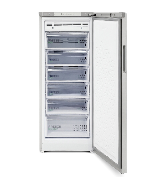 Морозильная камера Бирюса M6146NF металлик, 230л, 6 ящиков