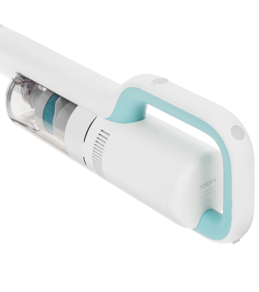 Пылесос вертикальный Roidmi S1E (XCQ17RM) белый/голубой, питание от аккумулятора, 100 Вт, уборка сухая, пылесборник 0.4 л