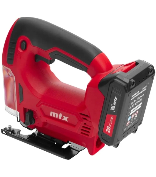 Лобзик электрический аккумуляторный MTX CJB-20-65, Li-Ion, 20 В