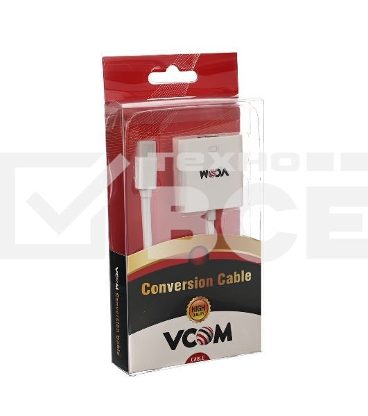 Кабель-переходник Mini DisplayPort (M)-> HDMI (F) VCOM <VHD6055>