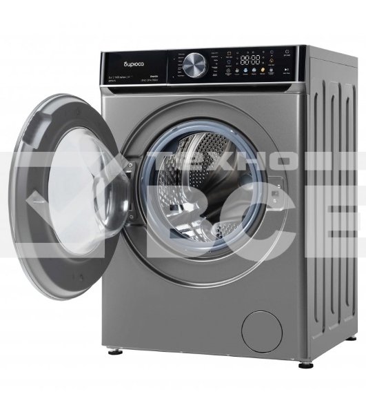 Стиральная машина Бирюса WM-SC914/15 S хромированный металлик, загрузка фронтальная 9 кг, 1400 об/мин, класс А+++