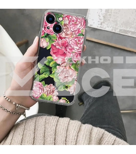 Чехол (клип-кейс) GRESSO Air, для Apple iPhone 13, прозрачный/рисунок gr17aaae9099