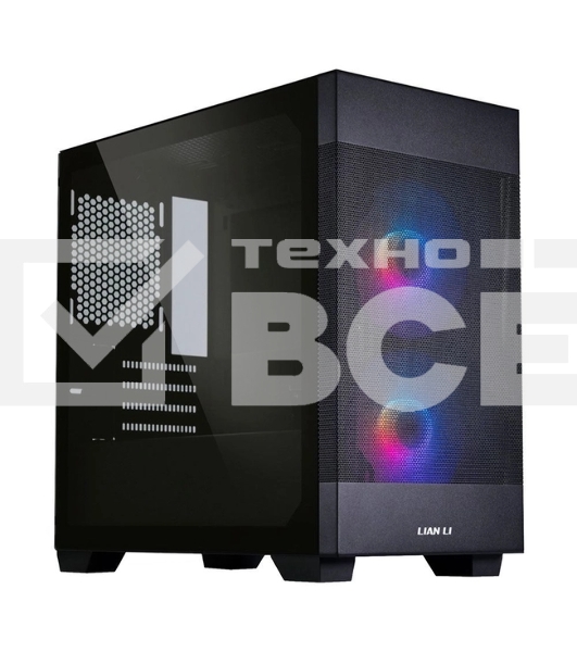 Компьютерный корпус Lian-Li Lancool 205M Mesh черный без БП ATX 2xUSB3.0 audio bott PSU