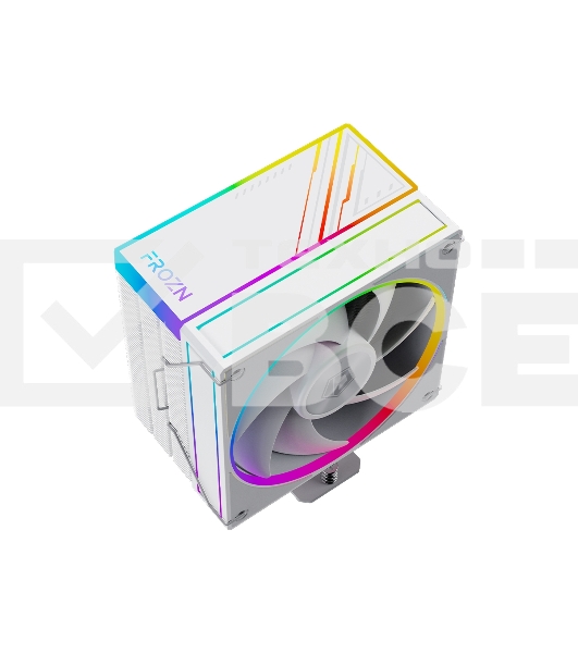 Кулер ID-Cooling Frozn A410 ARGB Wh белый 120мм алюминий+медь 2000rpm 30db 4-pin 220W 152мм