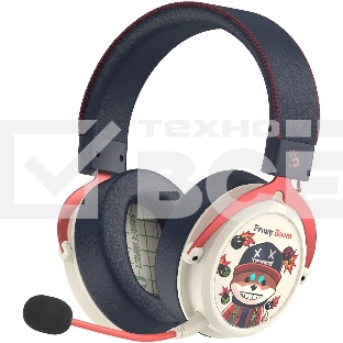 Наушники с микрофоном A4Tech Bloody MR595 Proxy Boom бежевый/черный мониторные BT/Radio оголовье (MR595)