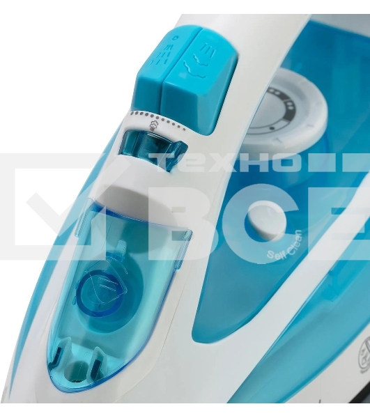 Утюг Maxwell MW-3055B белый/голубой 2200W