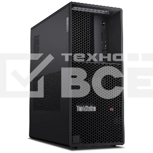 Компьютер Lenovo ThinkStation P3t, Intel Core i7 13700, DDR5 16ГБ, 512ГБ(SSD), NVIDIA T400 - 4 ГБ, CR, Windows 11 Professional, черный