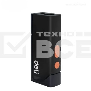 Лазерный дальномер Deli DL331140 Home Series Black диапазон измерений 0,05~40м, точность измерения ±3мм, 370 мАч, OLED дисплей, Type-C, вес 48 грамм, эксклюзивный дизайн