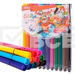 Фломастеры Deli EC157-12 12цв. пакет с европодвесом, фото 1