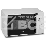 Микроволновая печь Horizont 20 MW700-1478 BIW белый, 20 л, 700 Вт, переключатели - поворотный механизм, фото2