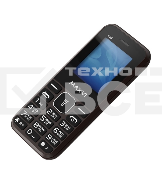 Мобильный телефон Maxvi C30 brown