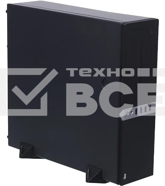 Компьютер IRU Office 310H6SF SFF i3 12100 (3.3) 8Gb SSD256Gb UHDG 730 Free DOS GbitEth 300W черный (1991582)
