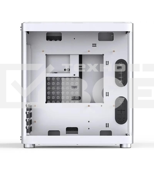 Корпус без блока питания JONSBO TK-1, Mini-Tower, TG, no fan, 1xUSB-A 3.2 + 1xUSB-C 3.2, mATX, mITX White