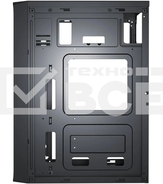 Компьютерный корпус Digma DCC-MD302 черный без БП ATX 1x80мм 3x120мм 2xUSB 2.0 2xUSB 3.0 audio