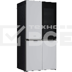 Холодильник LG GR-A24FQAKM серый трехкамерный 382/145л морозилка снизу, No Frost, Side by Side, фото5