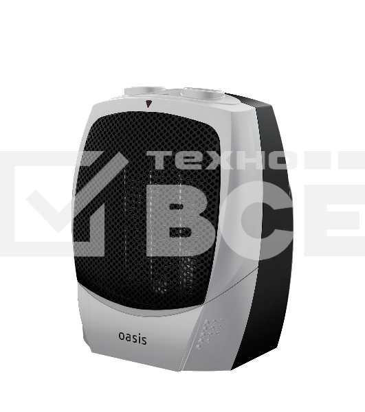 Тепловентилятор Oasis КS-15 черный/серый