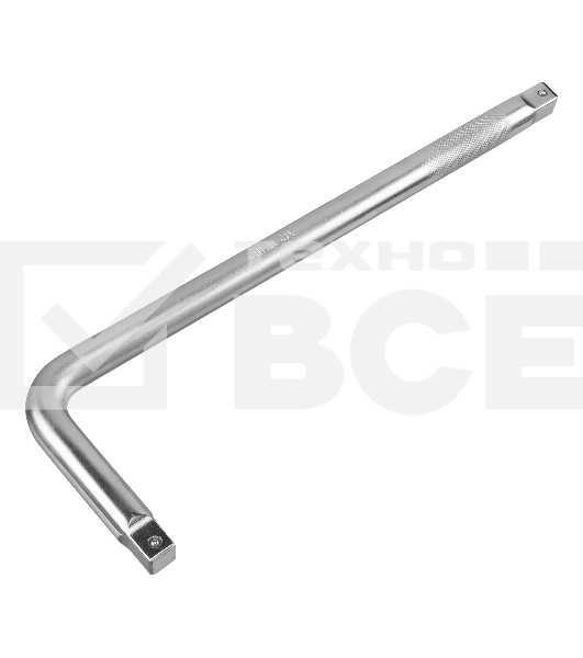 Вороток Г-образный Denzel 450x150 мм, квадрат 3/4