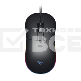 Мышь проводная PERFEO (PF_B3408) MEDIA, 4 кн, USB, GAME DESIGN, 4 цв. LED подсветка, 800-2400 DPI