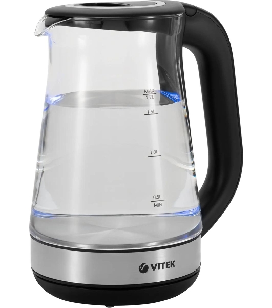 Чайник Vitek VT-1181 стекло Мощность: 2200 Вт. Объем: 1.7 л