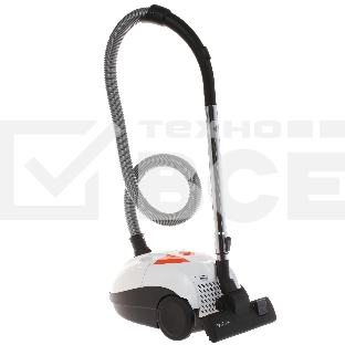 Пылесос Centek CT-2503 белый/оранжевый, 400/2000 Вт, уборка сухая, пылесборник мешок 2.5 л