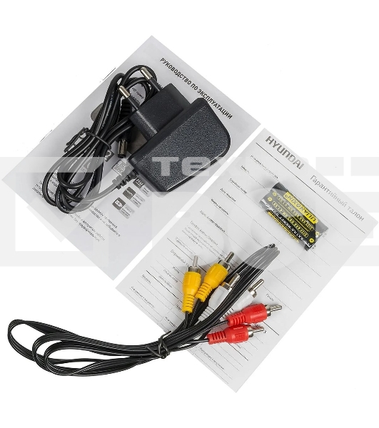 Приставка для цифрового ТВ Hyundai H-DVB520 черный, DVB-T2, DVB-T, DVB-C, HDMI, USB 2.0 х2