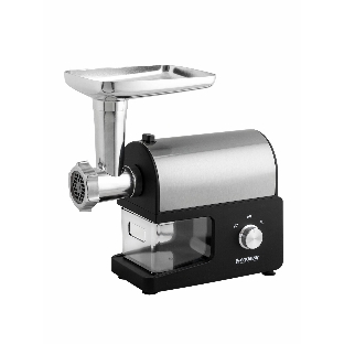 Мясорубка электрическая Endever Sigma-114 черный/стальной, 2600 Вт, 2.0 кг/мин, реверс, защита от перегрузки, металлический лоток, насадки - 5