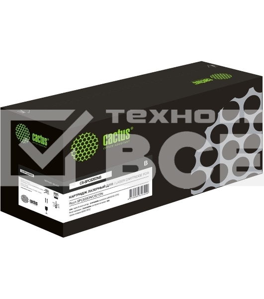 Картридж лазерный Cactus CS-SPC820DNB 820116 черный (20000 стр.) для Ricoh SPC820DN/С821DN