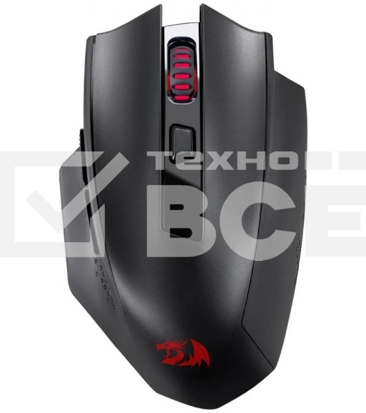 Мышь беспроводная REDRAGON Woki черный, 26000 dpi, радиоканал, Bluetooth, USB, кнопки - 6