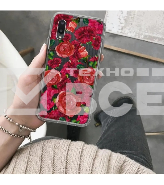 Чехол (клип-кейс) Gresso Air, для Samsung Galaxy A02, прозрачный/рисунок [gr17aaae9155]