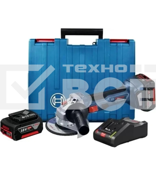 Углошлифовальная машина Bosch GWS 180-LI 11000об/мин рез.шпин.:M14 d=125мм (06019H9021)