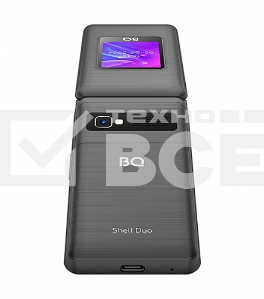 Мобильный телефон BQ 2412 Shell Duo черный MTK 6261 D