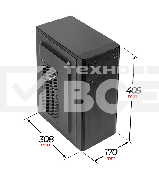Компьютерный корпус Ginzzu A420 ATX