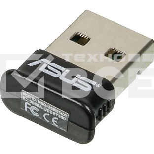 Сетевой адаптер Bluetooth ASUS USB-BT400 USB 2.0, 3 Мбит/с,  радиус 10 м