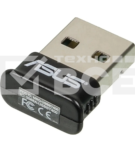 Сетевой адаптер Bluetooth ASUS USB-BT400 USB 2.0, 3 Мбит/с,  радиус 10 м