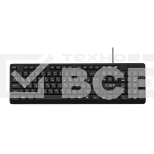 Клавиатура CBR KB 111 Carbon проводная, USB, чёрный