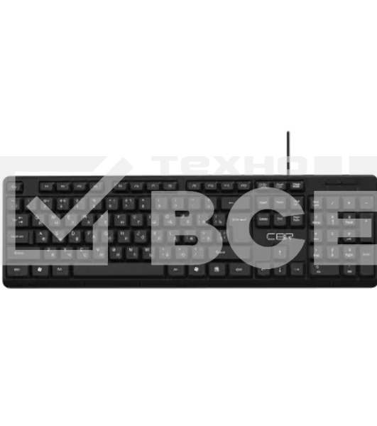 Клавиатура CBR KB 111 Carbon проводная, USB, чёрный
