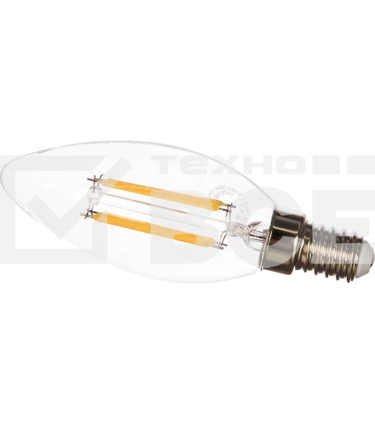 Лампа светодиодная Feron LB-66 (25726) 7 вт Е14 теплый свеча FILAMENT