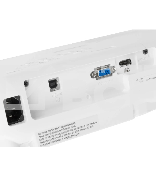 Проектор Epson EB-E01 белый (LCD, 1024 x768, 3300Lm, 15000:1, 2.4 kg) (V11H971040)