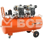 Компрессор Patriot поршневой безмасляный WO 80-360, 360 л/мин, 8 бар, 2200 Вт, 80 л, быстросъем и 